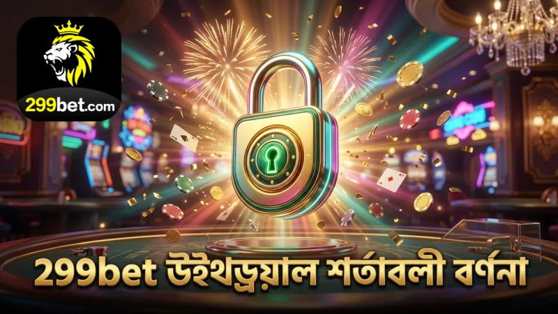 299bet উইথড্রয়ালের সঠিক ধাপ ও শর্তাবলী ব্যাখ্যা করা হয়েছে