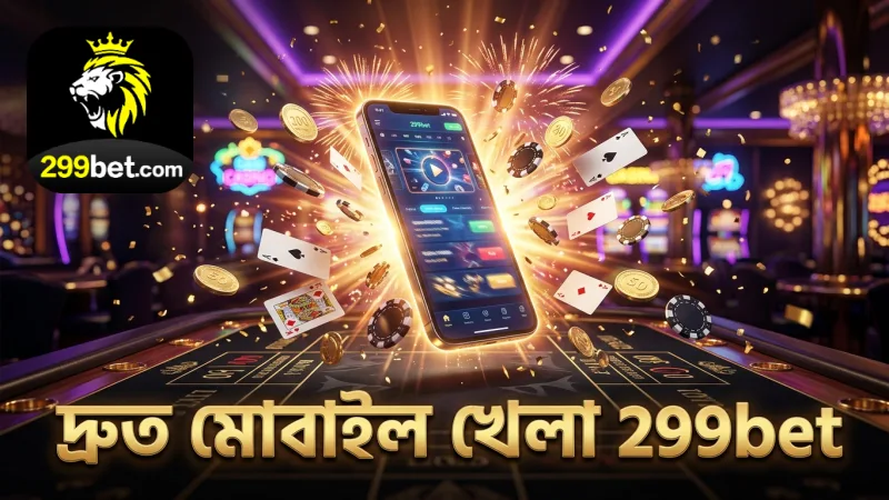 দ্রুত ও সুবিধাজনক মোবাইল অভিজ্ঞতা 299bet এ