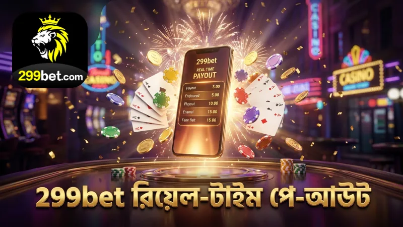 রিয়েল-টাইম পে-আউটে 299bet-এর স্বচ্ছতা বজায় থাকে।
