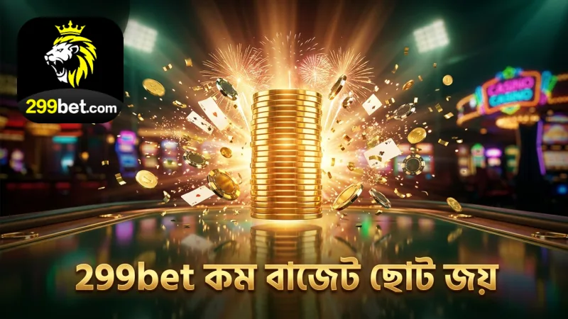 299bet এ কম বাজেট দিয়ে মানি কামিং নিয়মিত খেললে ছোট জয় বেশি পাওয়া যায়